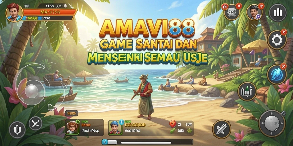 Tampilan gameplay menyenangkan dari AMAVI88 yang menghibur setiap pemain.