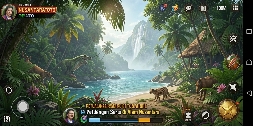 Gameplay seru NUSANTARATOTO di tengah alam Nusantara.